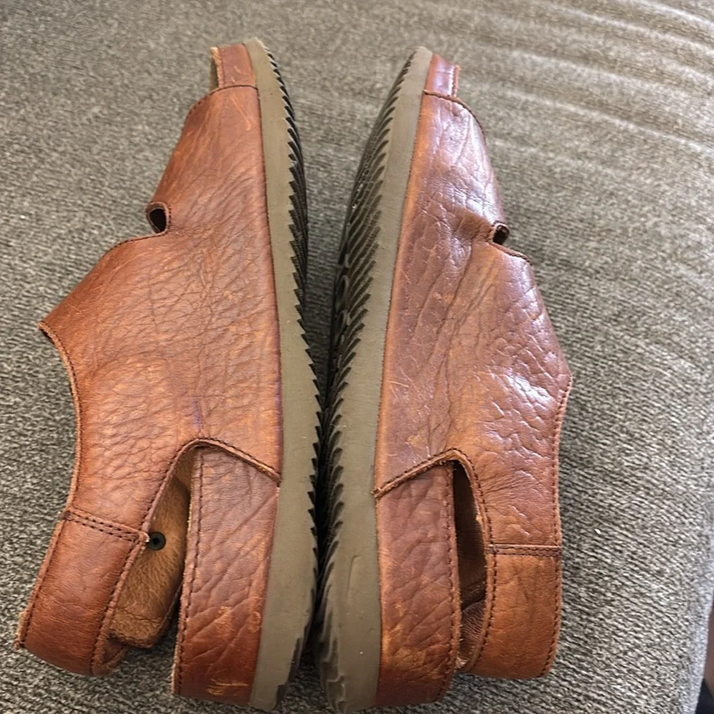 Rockport #M1909‎ brown Leather Men’s Sandals Size 10